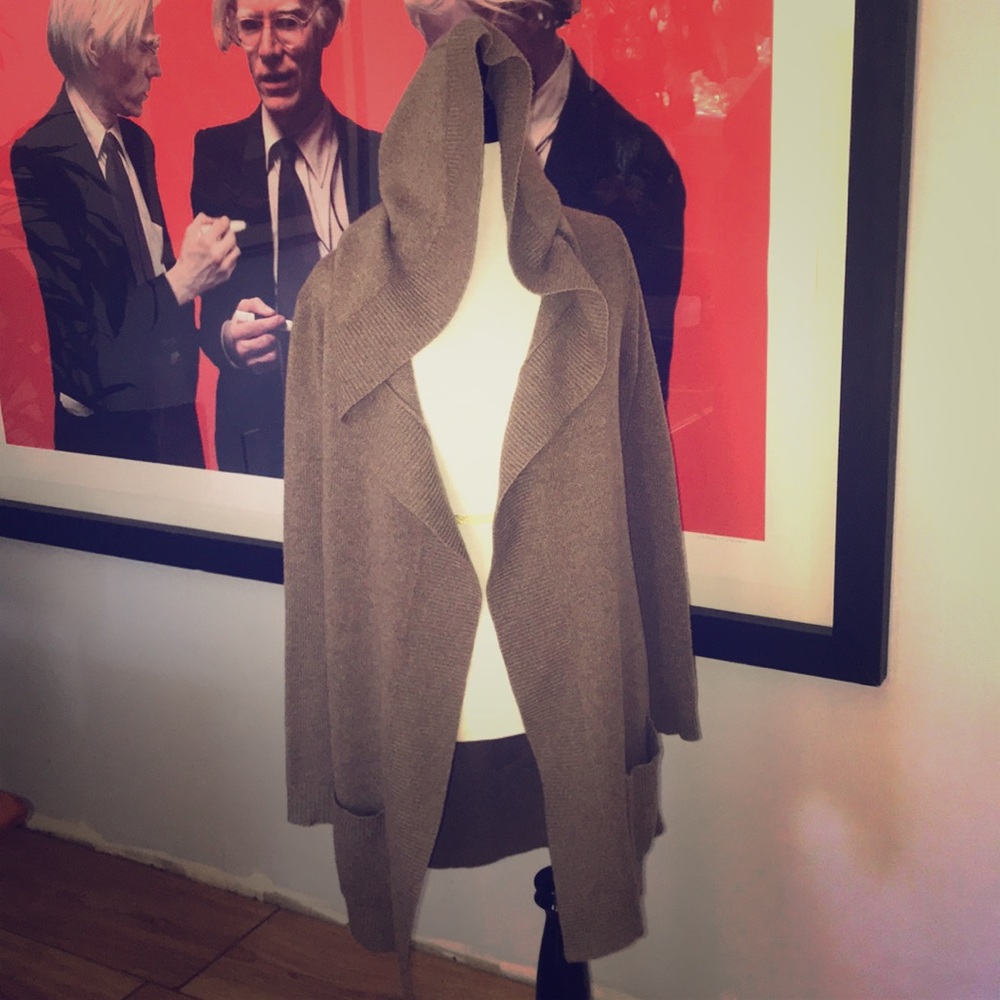 Gorgeous Hooded Cashmere Sweater/Duster